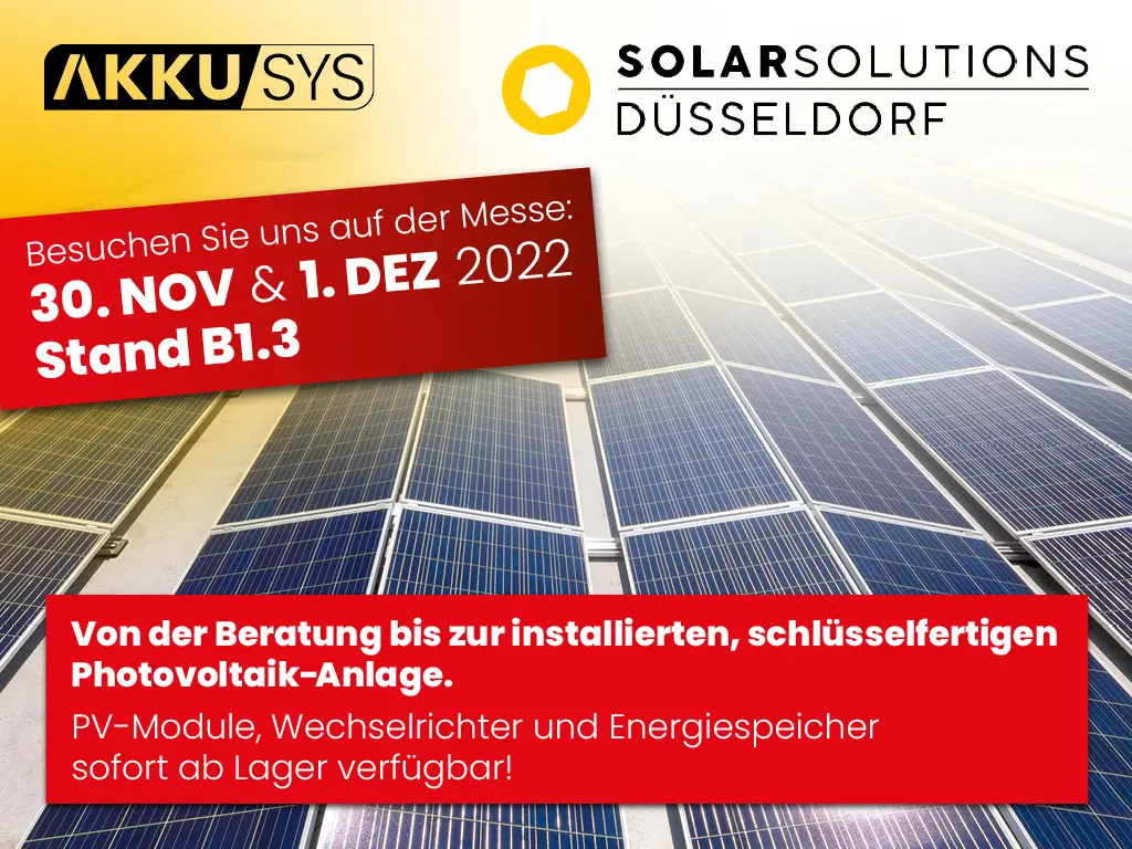 AKKU SYS Solar Solutions Banner 2022
